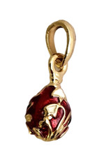 Anhänger Ei Stil Faberge Rot
