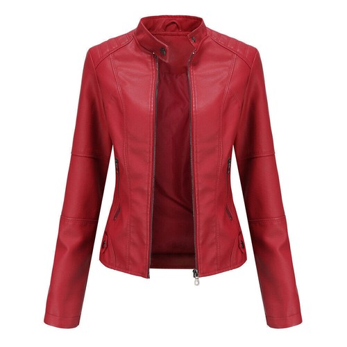 Damen kunstlederjacke - damen,