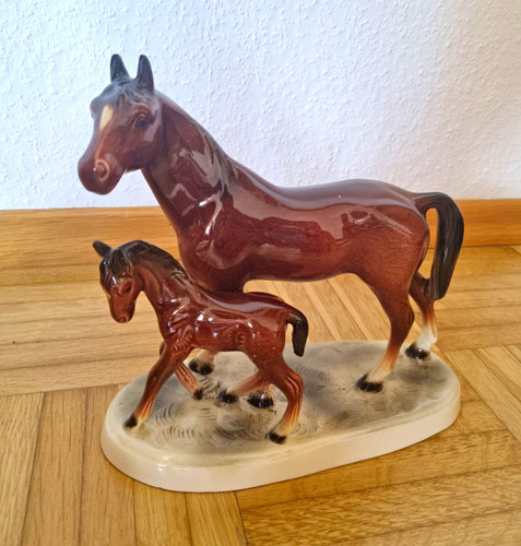 Porzellan pferde hertwig und - pferde,