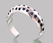 Armreif  Armspange SILBER Modernist Design Silver Bangle    ARMBAND VINTAGE