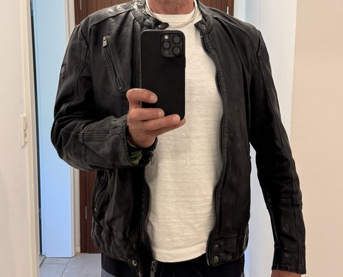 Milestone herren lederjacke - milestone,