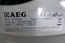  TrocknerAEG T7768VIH Lavamat Protex Plus 8 Kg A+++ Leistungsekeltronik