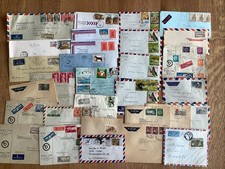 Über 300 Alte Briefe Belege Übersee Unberührt Sammlung