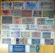 30 verschiedene BANKNOTEN nur
