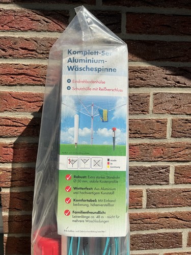 Wäschespinne aus aluminium - wäschespinne,
