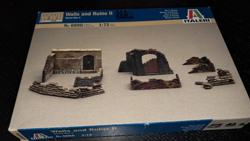 Italeri diorama walls - italeri, 1:72