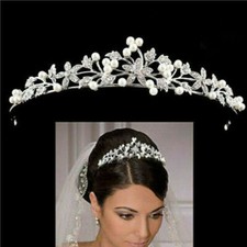 Strass perlen diadem tiara - perlen,