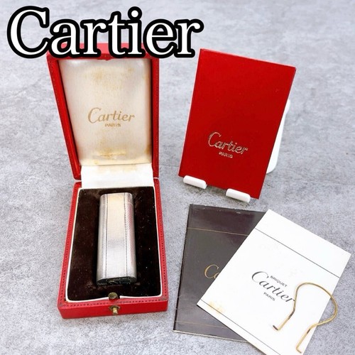 Cartier gasfeuerzeug silber - cartier,