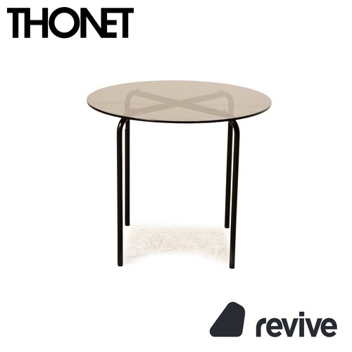 Thonet glas couchtisch schwarz - glas,