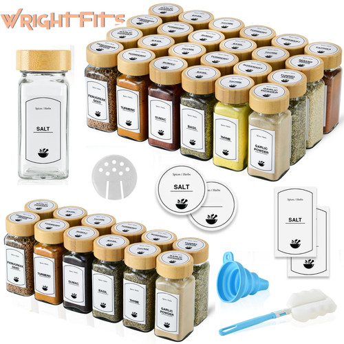 Gewürzgläser 120ml mit - 12/24,