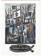 PRAVOSLAV SOVAK: Exlibris für Dr. G. K. ; Hafen