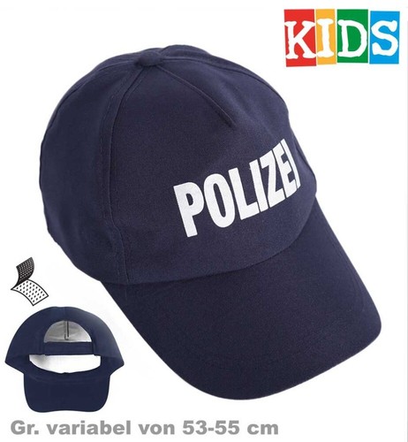 Basecap polizei blau - blau,, gr