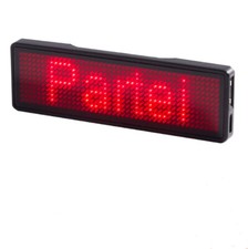 LED Namensschild Weiß 11x14