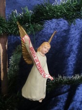 (21) Nostalgische Massefigur Schwebeengel Gloriaengel