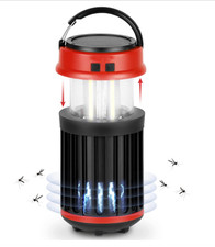 LED Camping-Lampe Zelten Angeln Insekten/Mücken-Licht Nachtlicht Solar; 3,5 Ah