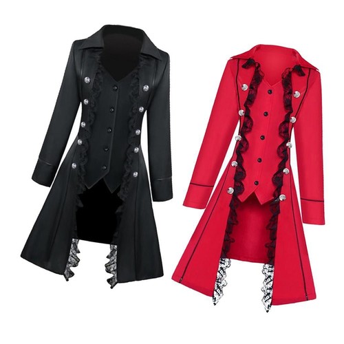 Damen steampunk gothic langer - steampunk,