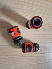 3x GARDENA Adapter-Kupplung Wasserstop 13 mm (1/2") - 15 mm (5/8") Nr: 18213-45