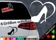 High Heels Herz Aufkleber -6