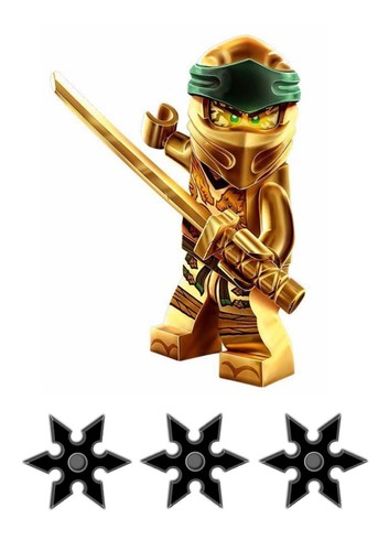 Ninjago tortenaufleger set - ninjago,
