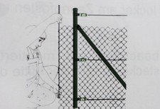 Geflechtspannstab grün