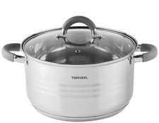 Edelstahl Kochtopf mit