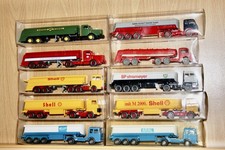 Wiking - Konvolut - 10 LKW Modelle Tanklastzüge - 1:87 - OVP- Sammlungsauflösung