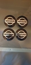 Neue Felgenkappen Black Base im Nissan - Design 60mm