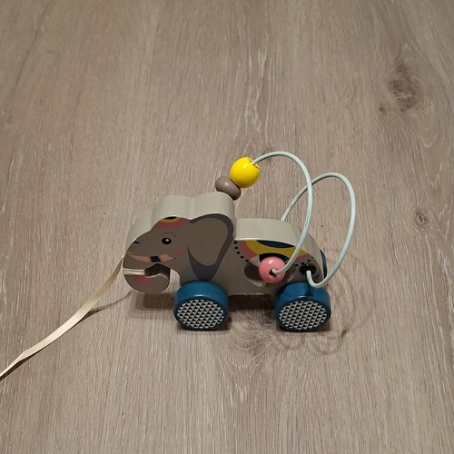 Holz nachziehtier elefant mit - holz,
