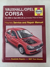 Vauxhall Opel Corsa C Haynes