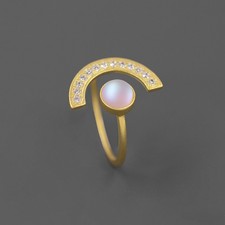 Mondlicht Ring aus 925