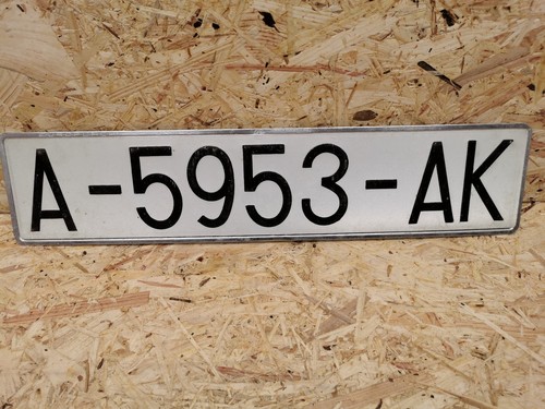 Altes nummernschild spanien - altes,