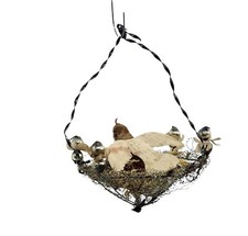Sebnitzer ornament vogel - sebnitzer, ornament,