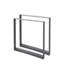Design Tischkufen Tischgestell Tischbeine 2er Set 40 x 43 x 8cm Anthrazit 370202