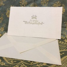 Weihnachtskarte mit Umschlag