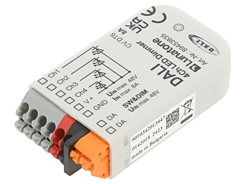 Dali 4ch led dimmer - 4ch, 8a