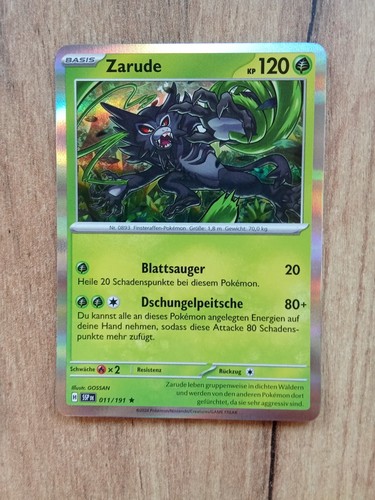 Pokemon holo karte zarude - pokemon,