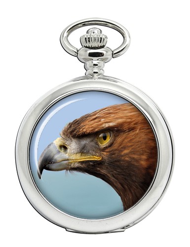 Goldene adler taschenuhr - goldene,