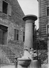 Old fountain in Lorch am Rhein