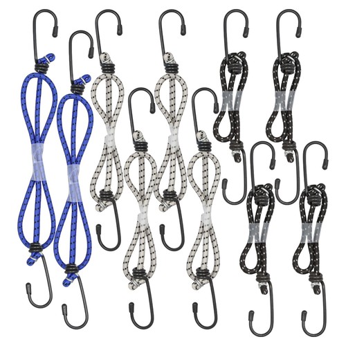 10x spanngummi mit haken - 10x,