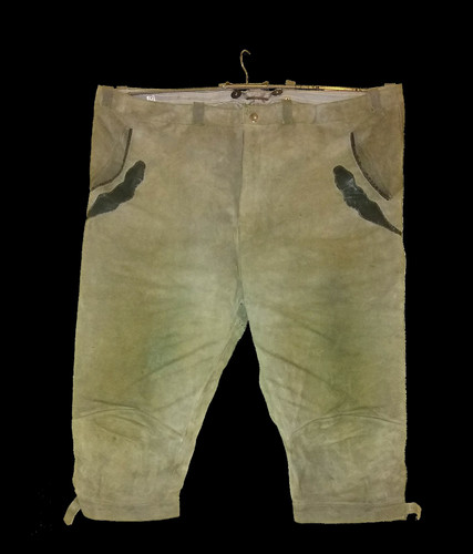 Kniebund lederhose ddr 70er - lederhose,
