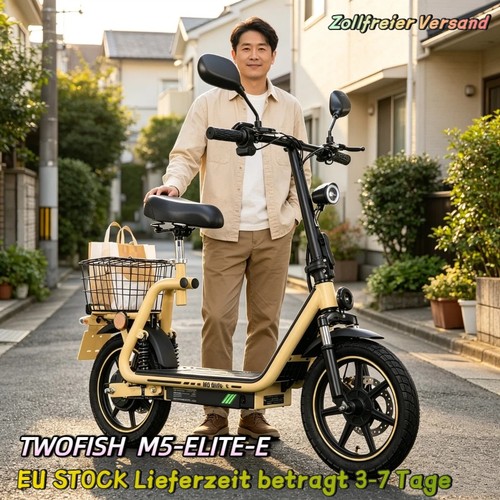 Twofish scooter mit sitz - e-scooter,
