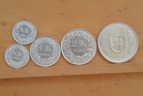 Schweizer kursmünzen silber - schweizer,