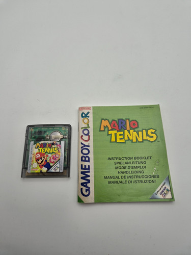 Mario tennis game - mario, boy