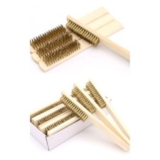 6 Reihen Drahtbürste Messing