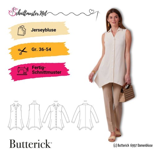 Schnittmuster damenbluse - schnittmuster,