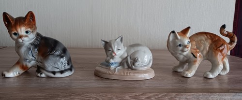 Katzenfiguren sortiment von - sortiment, 3