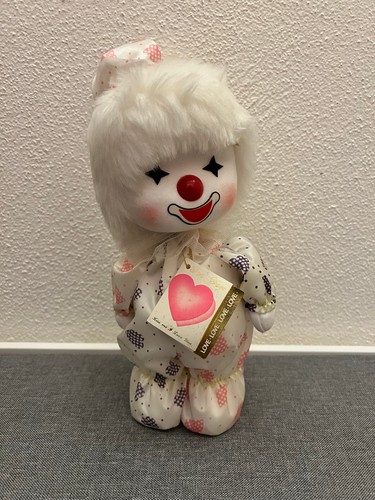Vintage harlekin clown puppe - harlekin,