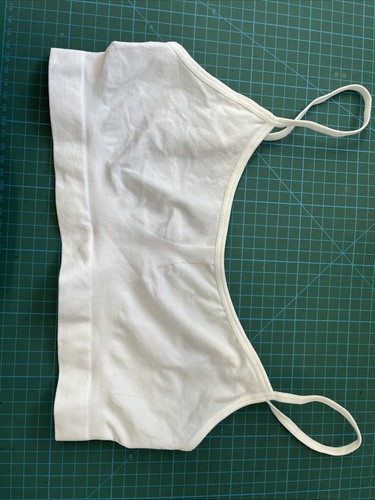 Sport bustier weiß - bustier, l