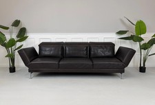 Brühl moule leder sofa - leder, braun