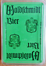 Skat/Brauerei GEBR. Waldschmidt Bier Wetzlar A' burger Spielkarten anno 1982